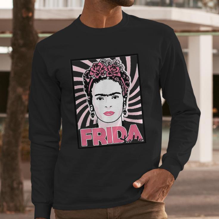 Frida Kahlo Frida Art Portrait Long Sleeve T-Shirt Gifts for Him