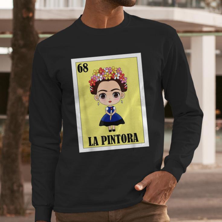 Frida Kahlo Funny Card Long Sleeve T-Shirt Gifts for Him