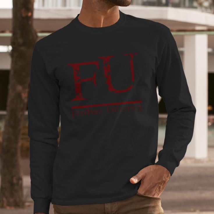 Fu - Fordham University Long Sleeve T-Shirt Gifts for Him