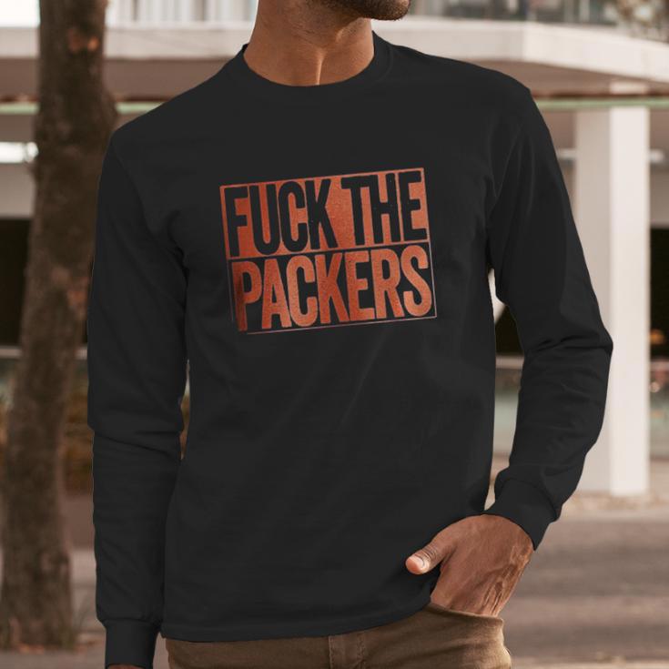 Fuk The Packers Funny Smack Talk Long Sleeve T-Shirt Gifts for Him