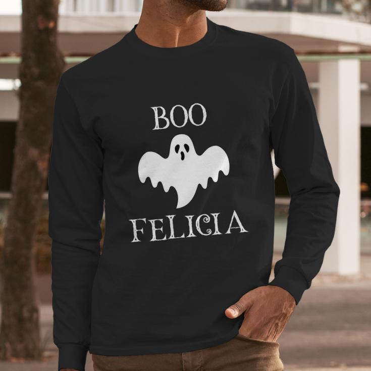 Funny Halloween Boo Felicia Funny Halloween Long Sleeve T-Shirt Gifts for Him