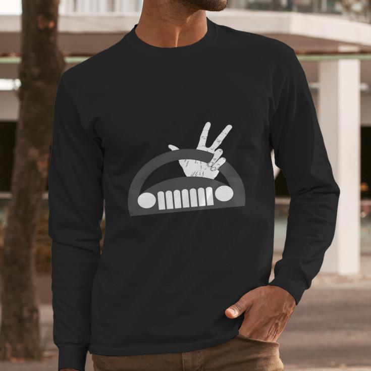 Funny The Jeep Wave Long Sleeve T-Shirt Gifts for Him