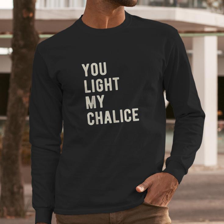 Funny Unitarian Universalist Chalice Gift Long Sleeve T-Shirt Gifts for Him