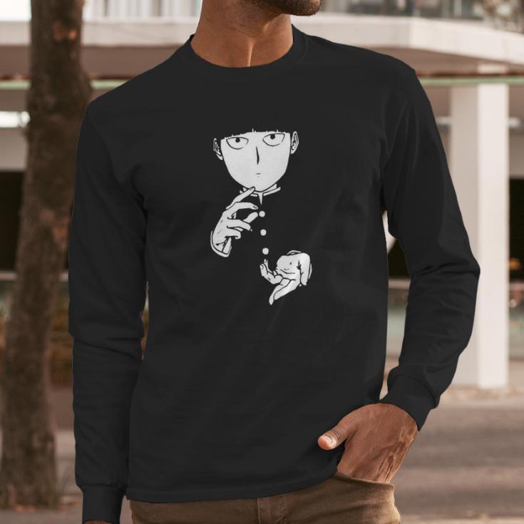 Geek Anime Psycho Mob Long Sleeve T-Shirt Gifts for Him