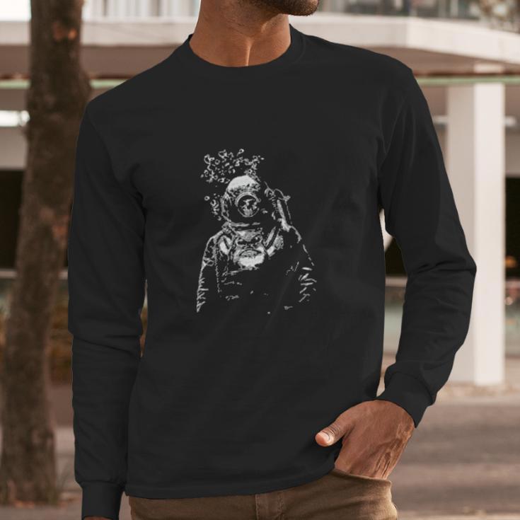 Ghost Deep Sea Diver Long Sleeve T-Shirt Gifts for Him