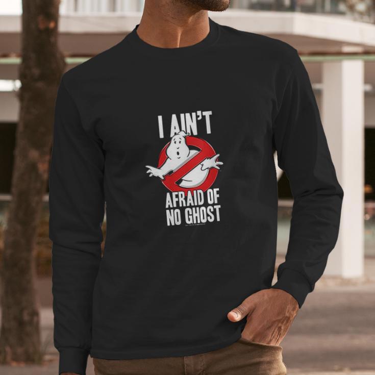 Ghostbusters I Aint Afraid Of No Ghost Long Sleeve T-Shirt Gifts for Him