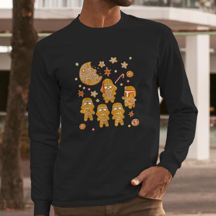 Gingerbread Cookies Galactic Empire Holiday Long Sleeve T-Shirt Gifts for Him