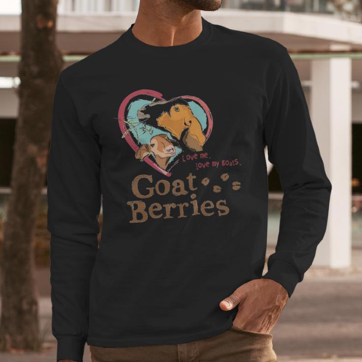 Goat Berries Adult Long Sleeve T-Shirt Gifts for Him