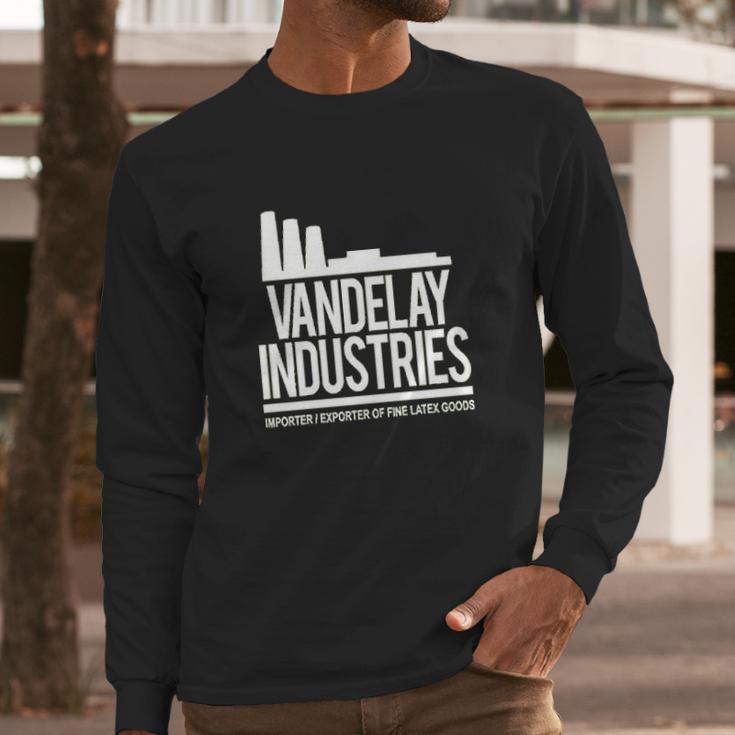 The Goozler Vandelay Industries Kramerica Funny Long Sleeve T-Shirt Gifts for Him