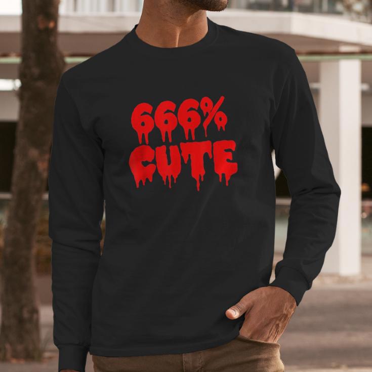 Goth Halloween 666 Cute Long Sleeve T-Shirt Gifts for Him