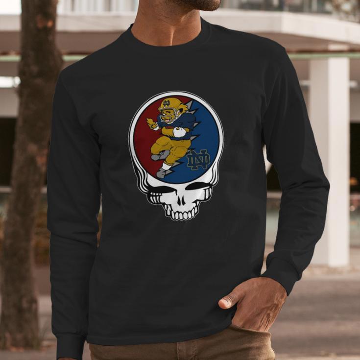 Gratefuldead Tshirt Notre Dame Fighting Irish Long Sleeve T-Shirt Gifts for Him