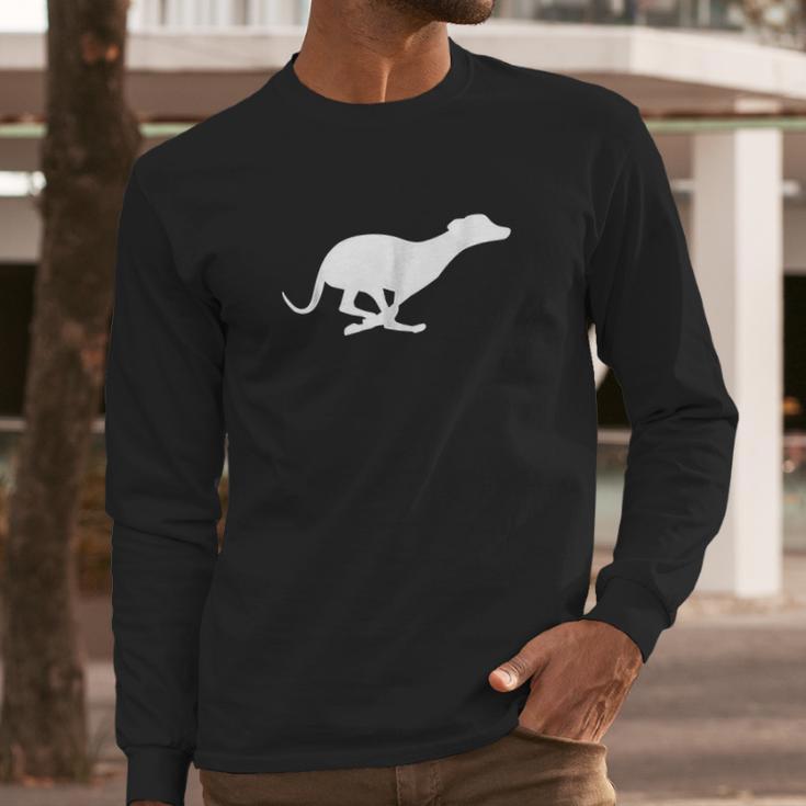 Greyhound Racing Long Sleeve T-Shirt Gifts for Him