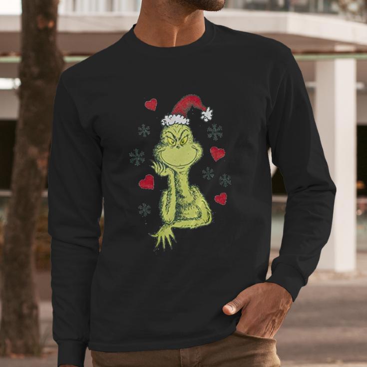 Grinch Happy Xmas Long Sleeve T-Shirt Gifts for Him