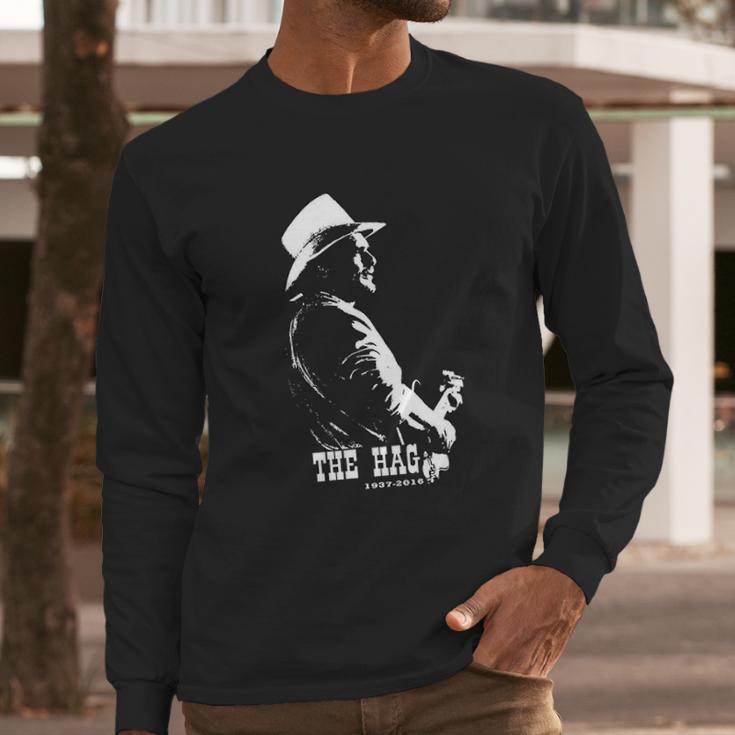 Grozinrel Merle Haggard The Hag 1937 2016 Long Sleeve T-Shirt Gifts for Him