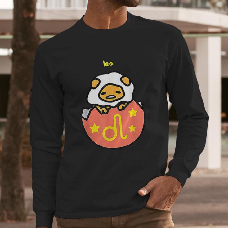 Gudetama Zodiac Leo Long Sleeve T-Shirt Gifts for Him