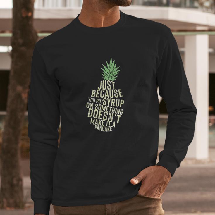 Gus And Spencer Funny Pineapple Psych Long Sleeve T-Shirt Gifts for Him