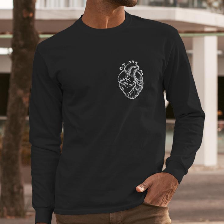 Hanger Swag Anatomical Heart Long Sleeve T-Shirt Gifts for Him