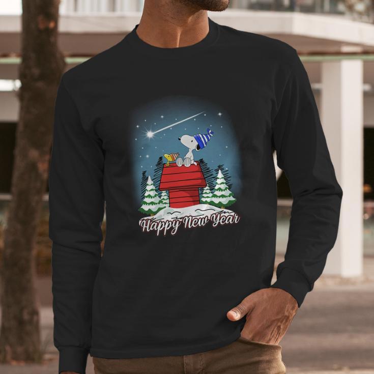 Happy New Year Snoopy Long Sleeve T-Shirt Gifts for Him