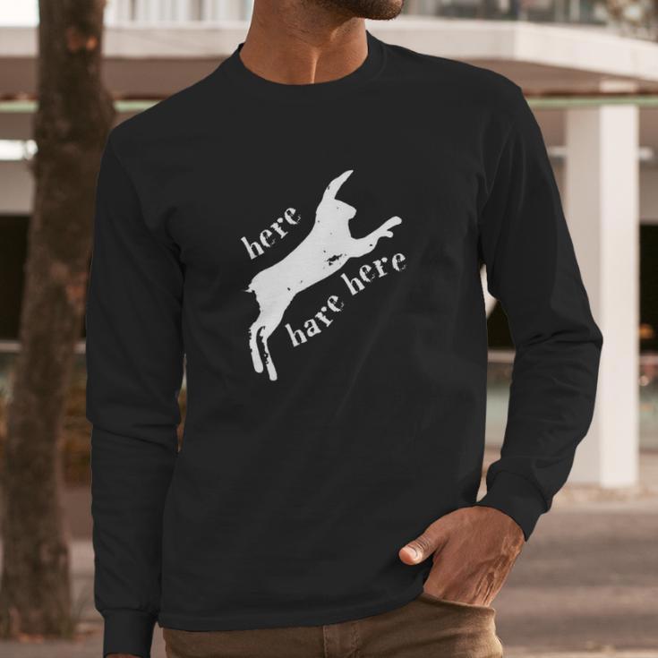 Here Hare Here Monty Python Long Sleeve T-Shirt Gifts for Him