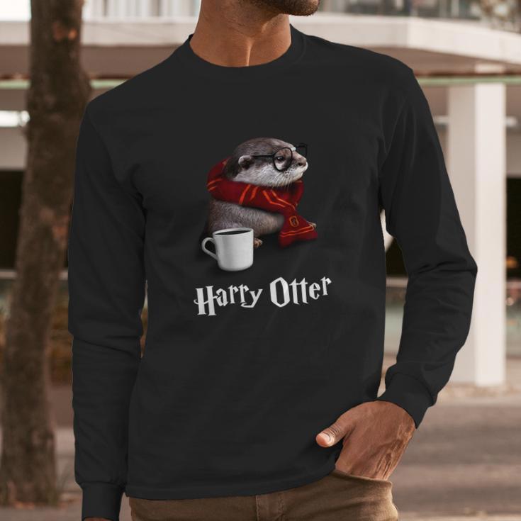 Harry Otter Funny Long Sleeve T-Shirt Gifts for Him