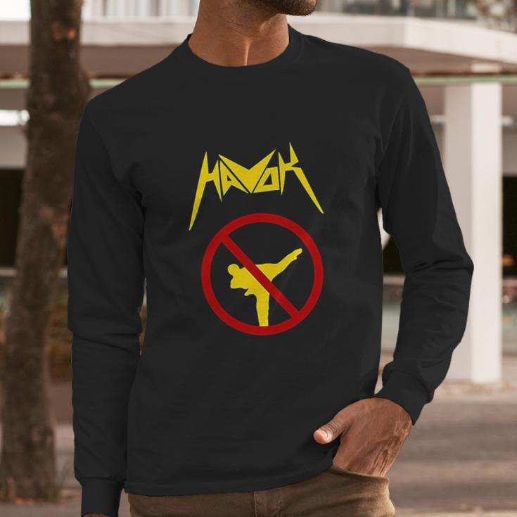 Havok No Karate In Da Pit Long Sleeve T-Shirt Gifts for Him