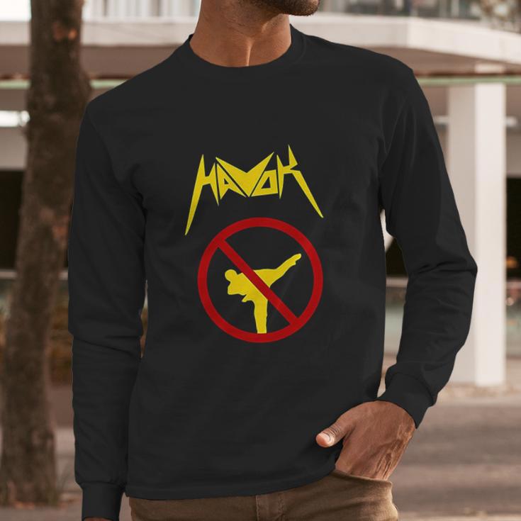 Havok No Karate In Da Pit Long Sleeve T-Shirt Gifts for Him