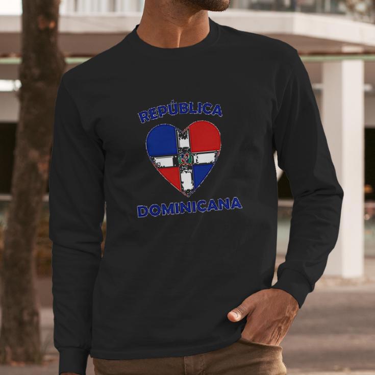 Heart Love República Dominican Republic Infant Baby One Piece 6 Months Long Sleeve T-Shirt Gifts for Him