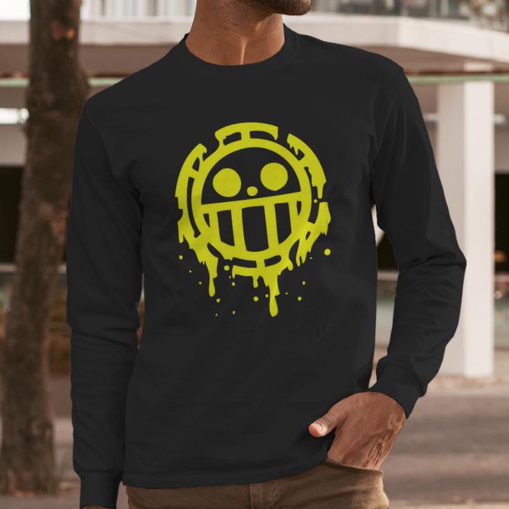 Heart Pirates Trafalgar Law One Piece Long Sleeve T-Shirt Gifts for Him