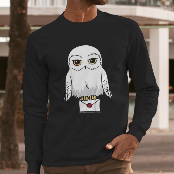 Hedwig Cute Cartoon Portrait Long Sleeve T-Shirt Gifts for Him