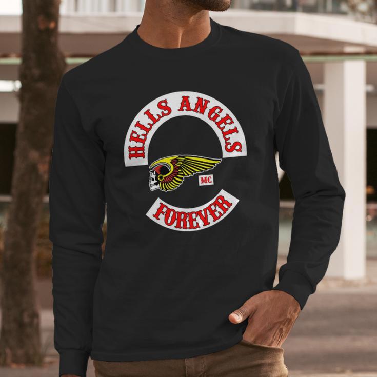 Hells Angels ForeverShirt Long Sleeve T-Shirt Hoodie Sweatshirt Long Sleeve Gifts for Him