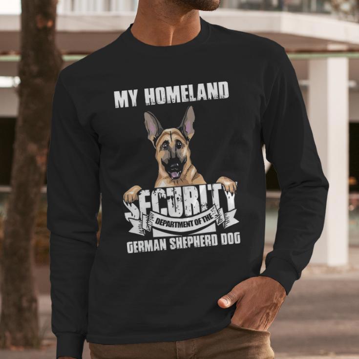 My Homeland Security Department Of The German Shepherd DogLong Sleeve T-Shirt Gifts for Him