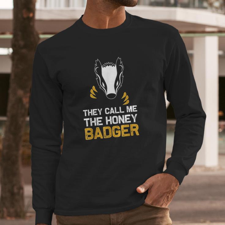 Honey Badger Vintage Long Sleeve T-Shirt Gifts for Him