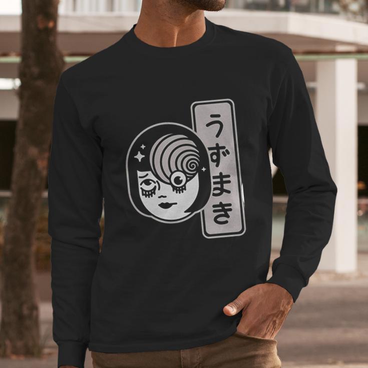 Horror Junji Ito Spiral Face Long Sleeve T-Shirt Gifts for Him