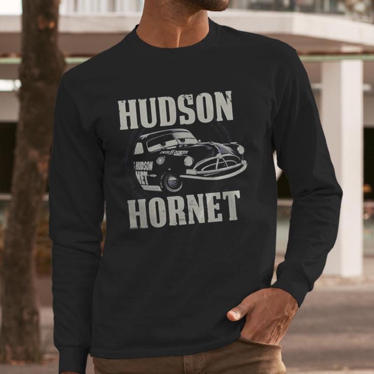 Hudson Hornet Badge Graphic T-Shirt Long Sleeve T-Shirt Gifts for Him