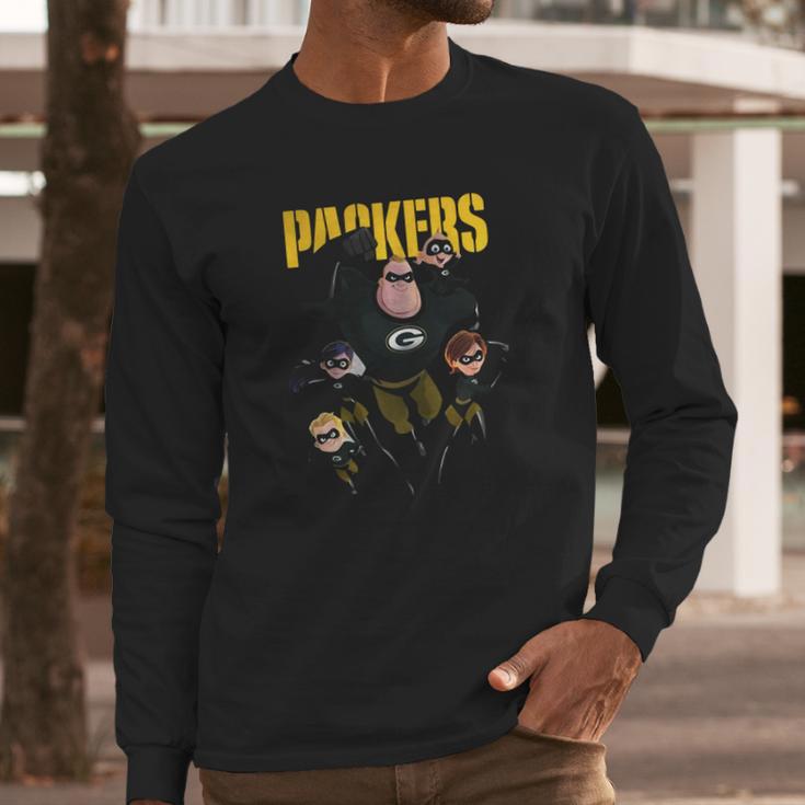 The Incredibles Green Bay Packers Long Sleeve T-Shirt Gifts for Him