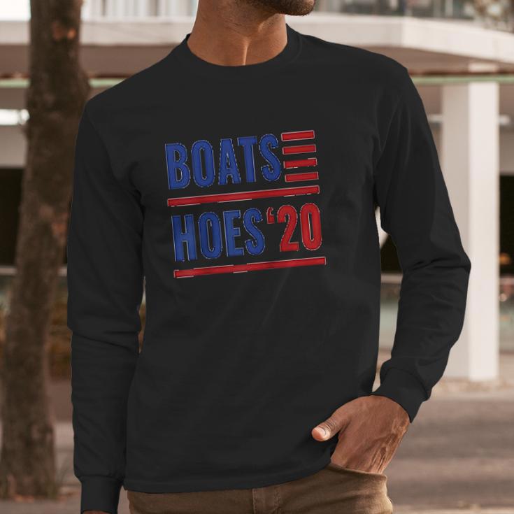 Inspired Boats And Hoes 20 Design Long Sleeve T-Shirt Gifts for Him