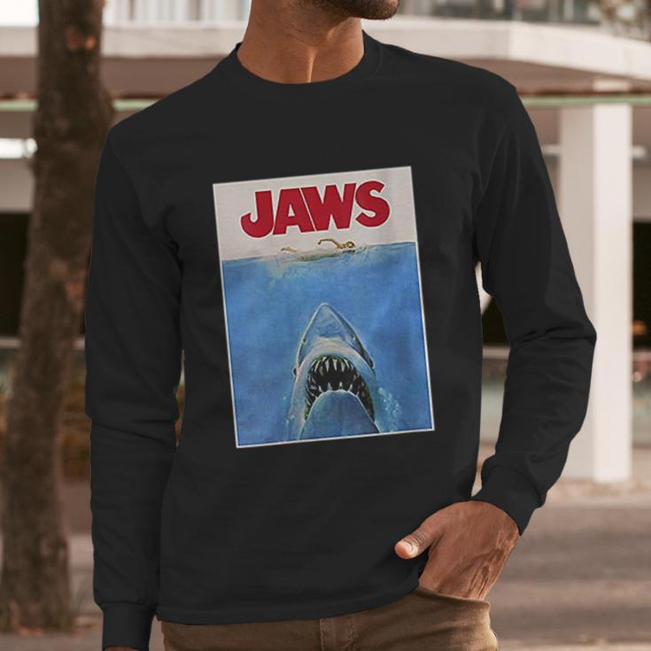 Jaws Original Movie Poster Long Sleeve T-Shirt Gifts for Him