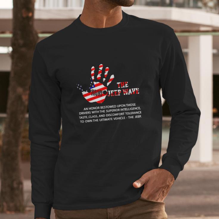 The Jeep Wave Long Sleeve T-Shirt Gifts for Him