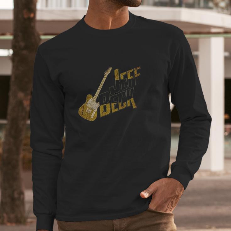 Jeff Beck His Yellow Telecaster Long Sleeve T-Shirt Gifts for Him