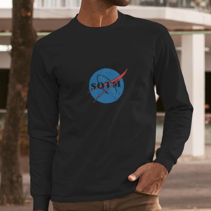 Jerry Garcia Standing On The Moon Lot Long Sleeve T-Shirt Gifts for Him