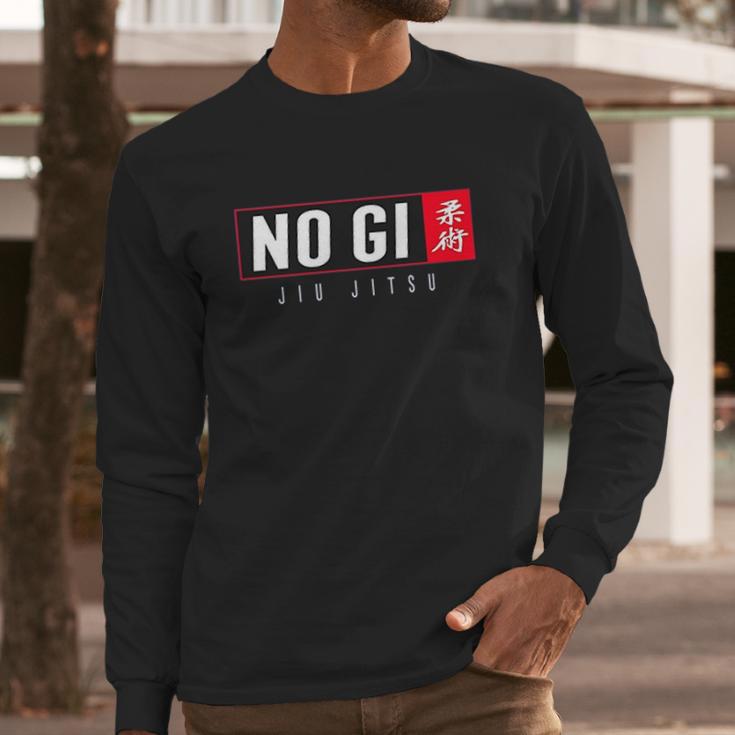 Jiu Jitsu Black Belt No Gi Light Gift Martial Arts Bjj Long Sleeve T-Shirt Gifts for Him