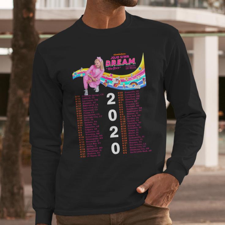 Jojo Siwa Dream 2020 Dates Long Sleeve T-Shirt Gifts for Him