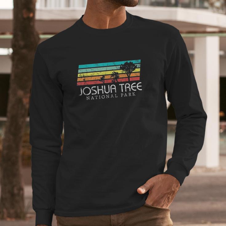 Joshua Tree California Vintage Retro Camping National Park Long Sleeve T-Shirt Gifts for Him