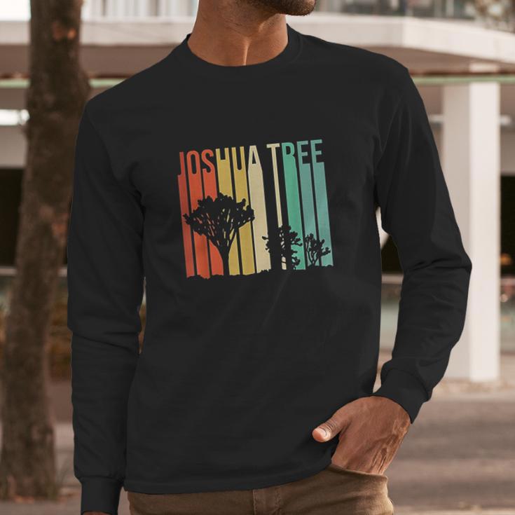 Joshua Tree Desert Vintage Retro Outdoors Camping California Long Sleeve T-Shirt Gifts for Him