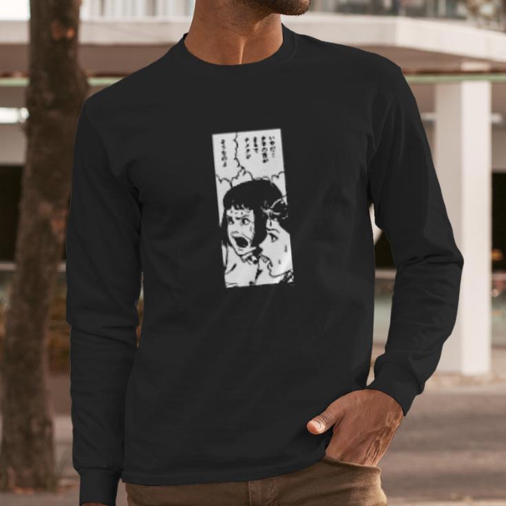 Junji Ito Slug Eye Long Sleeve T-Shirt Gifts for Him