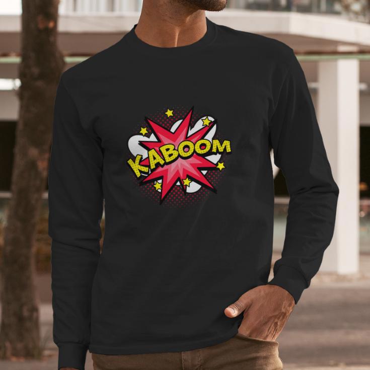 Kaboom Long Sleeve T-Shirt Gifts for Him