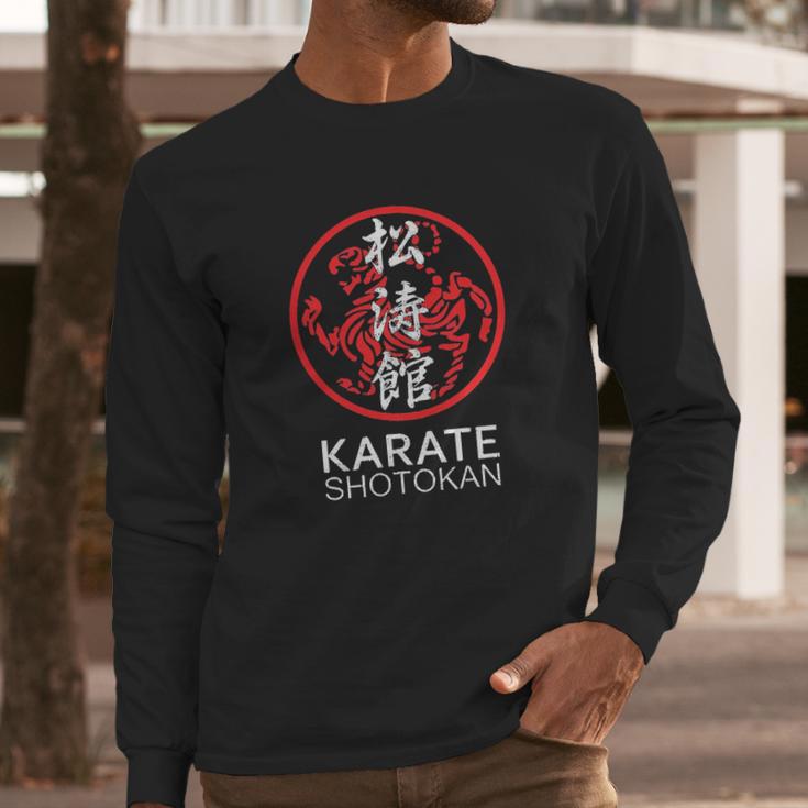 Karate Shotokan Martial Arts T-Shirt Long Sleeve T-Shirt Gifts for Him