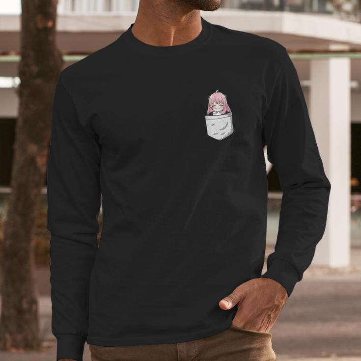 Kawaii Cute Anya In The Pocket Spy X Art Family Long Sleeve T-Shirt Gifts for Him