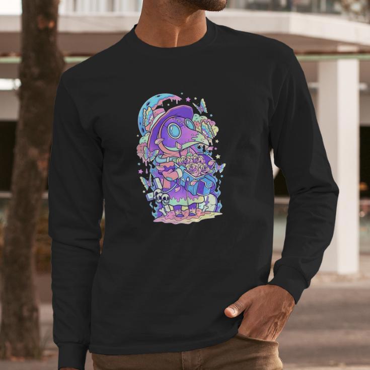 Kawaii Pastel Goth Cute And Creepy Plague Doctor Long Sleeve T-Shirt Gifts for Him