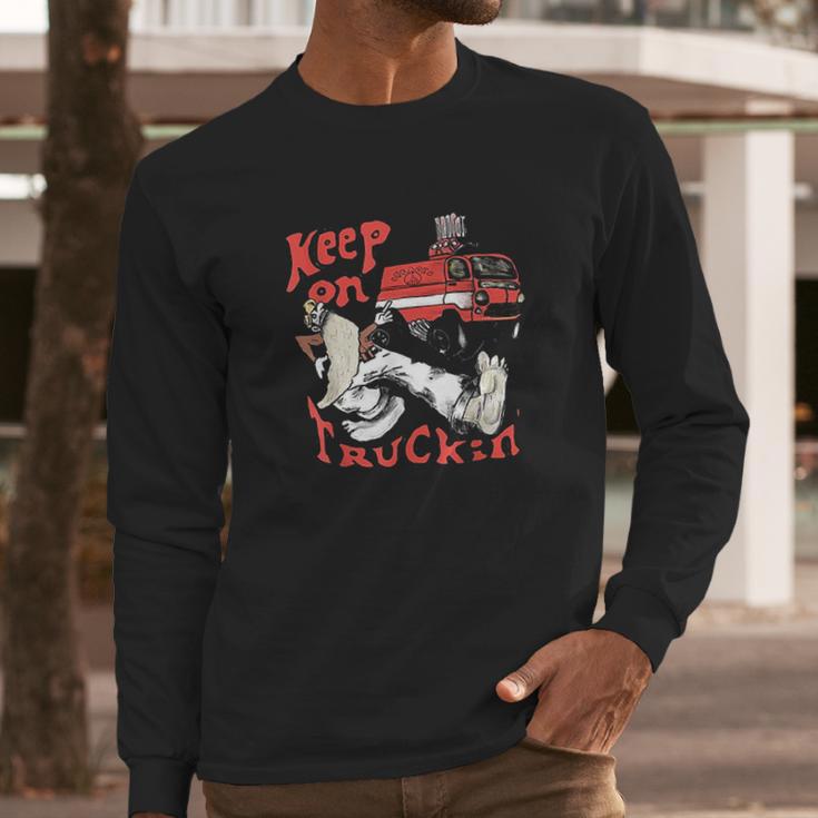 Keep On Truckin Vintage 1970S Long Sleeve T-Shirt Gifts for Him